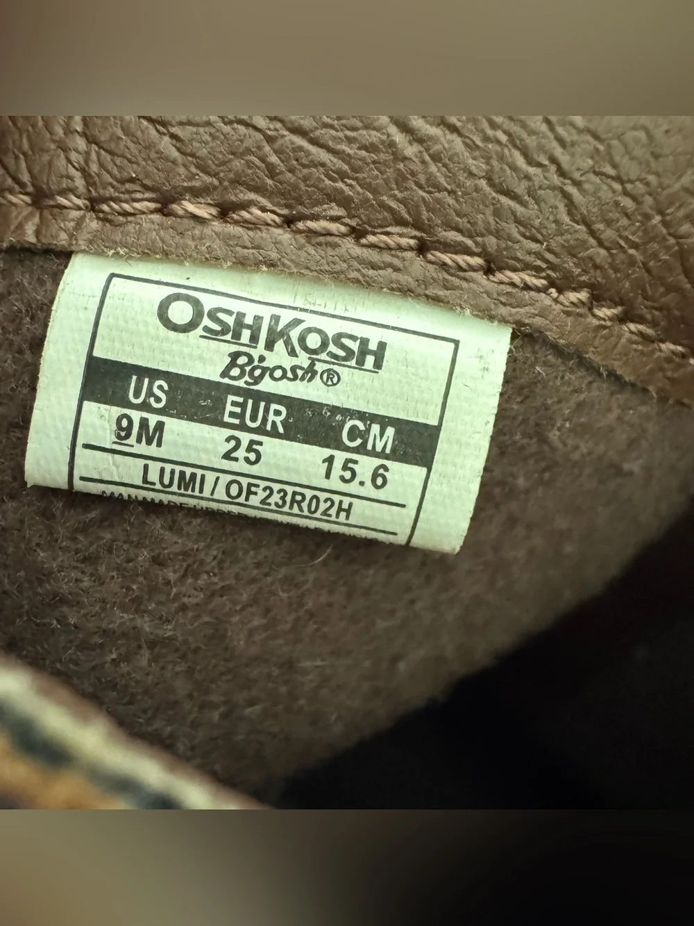 OSH KOSH Size 9 Toddler Brown Cowboy Cowgirl Brown Boots Girls